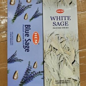 240PC BLUE SAGE & WGITE SAGE INCENSE*NEW*
